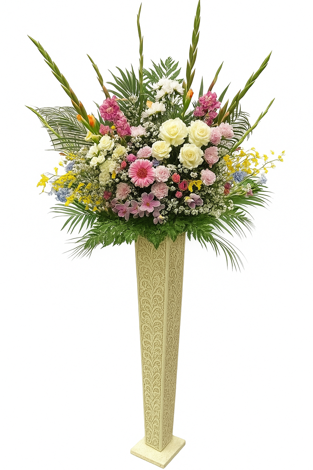 神戸市でメモサのお葬式が手配する供花